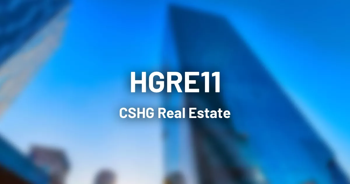 HGRE11 apresentou receita de R$ 31,7 milhões em julho