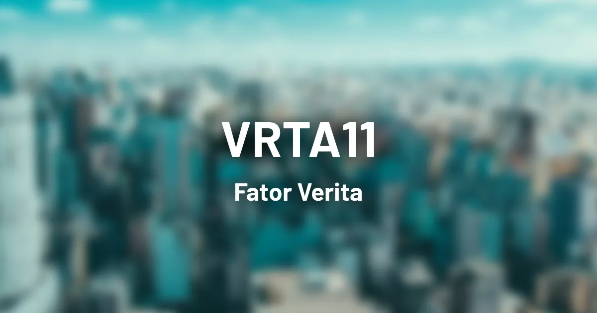 VRTA11 pagou proventos de R$ 1,10 por cota em setembro