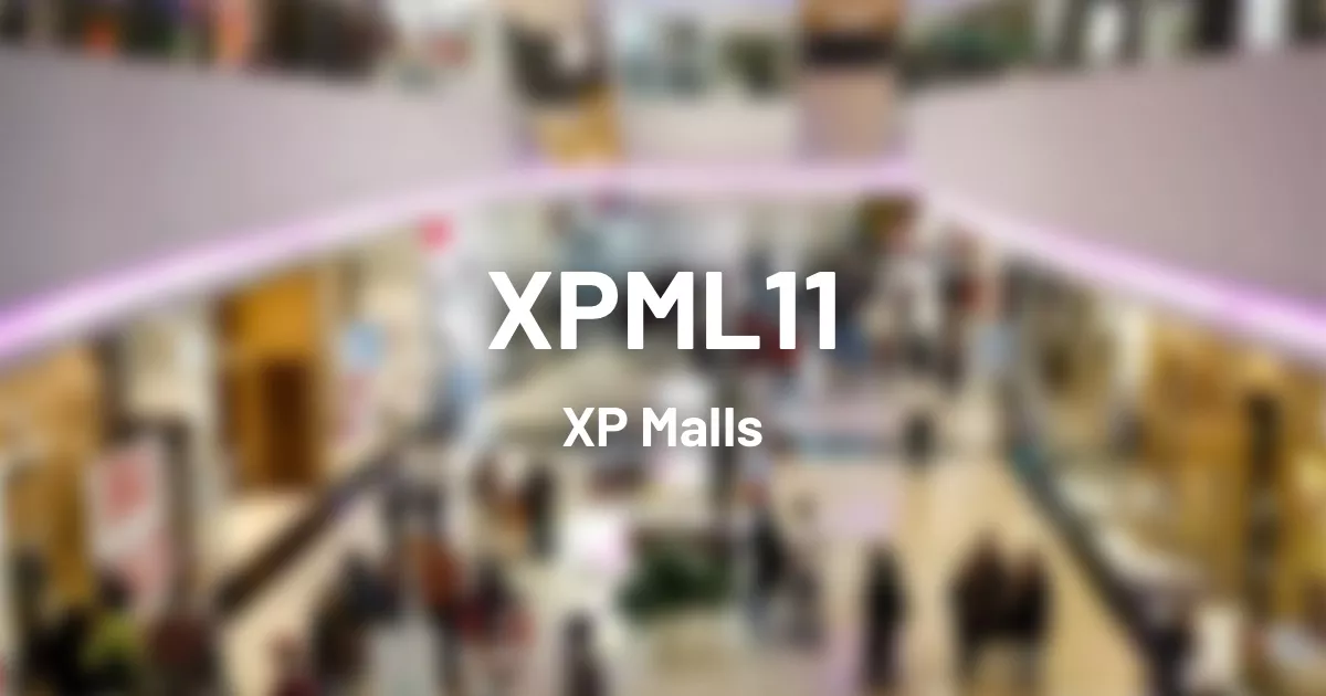 XPML11 - XP Malls mostra crescimento de vendas e de receita líquida em julho